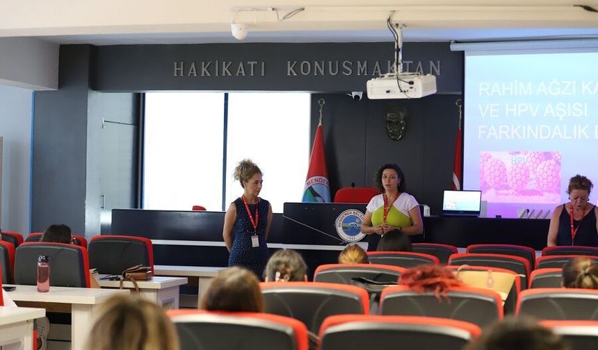 Kadın çalışanlara sağlık eğitimi