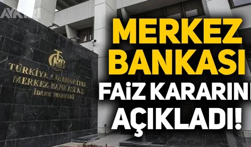 Merkez Bankası faizi yüzde 37’de sabit tuttu