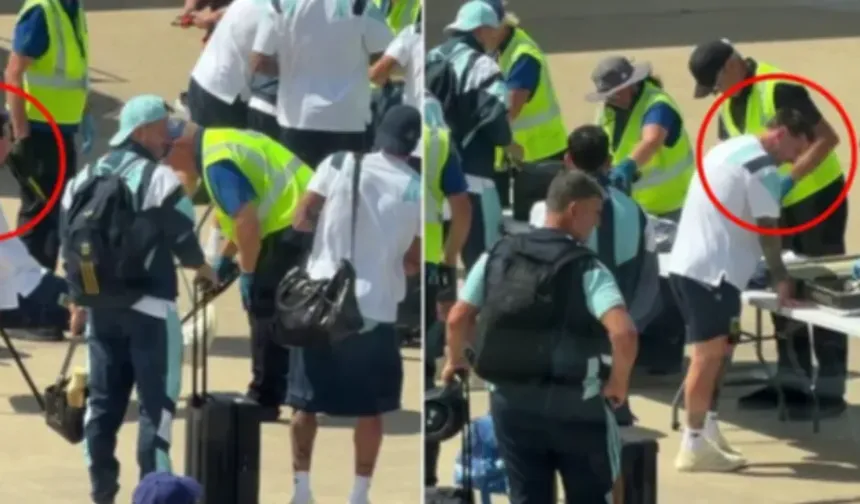 Messi’ye havalimanında sıkı arama