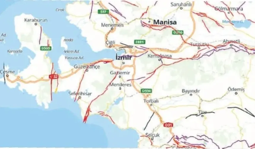 İzmir’in diri fayları yeni haritada