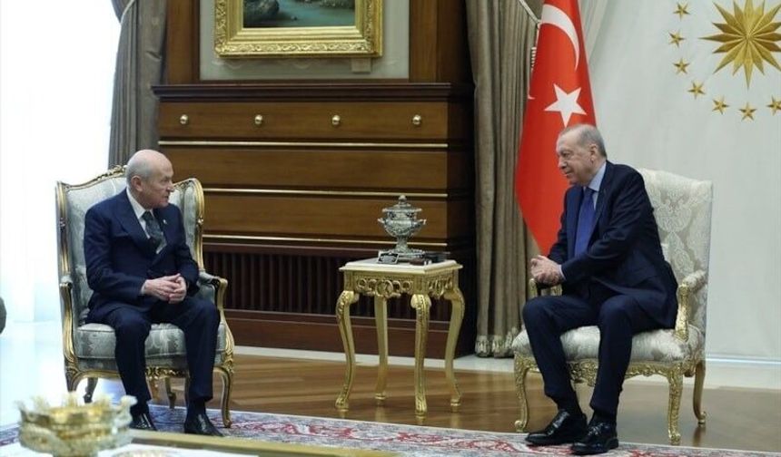 Cumhurbaşkanı Erdoğan, Devlet Bahçeli ile görüştü