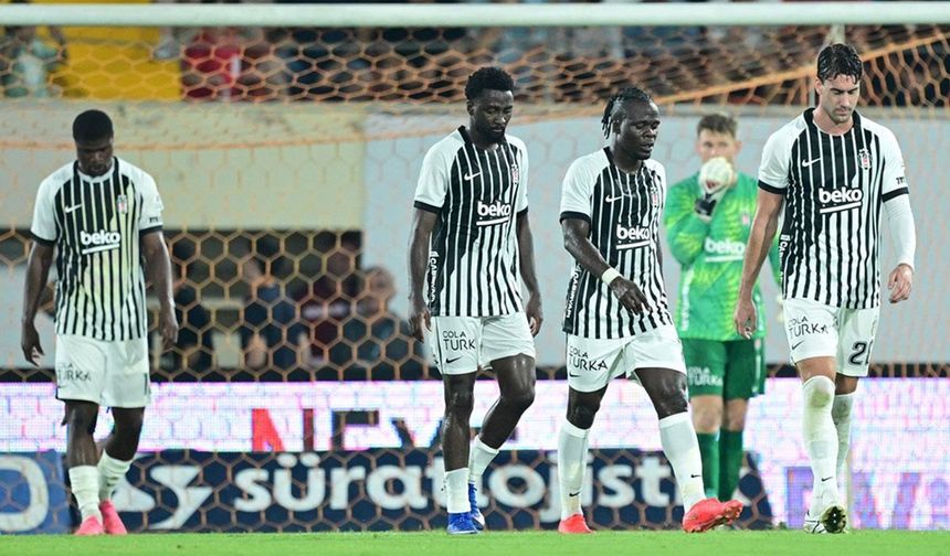 Beşiktaş, Alanyaspor'a 1-0 mağlup oldu