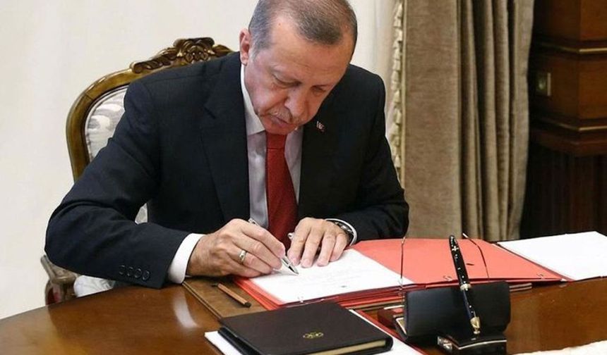 Erdoğan’ın atamaları Resmi Gazete’de yayımlandı