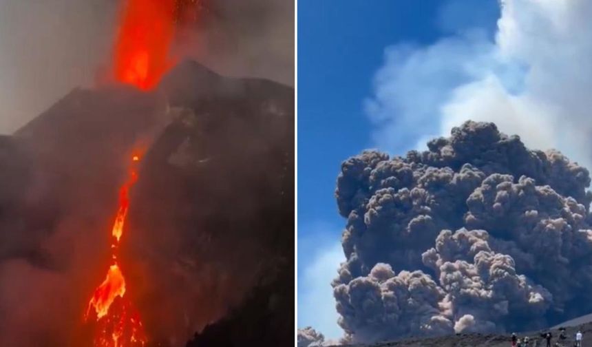 Etna külü Malta ve Libya'ya ulaştı, uçuşlar aksadı