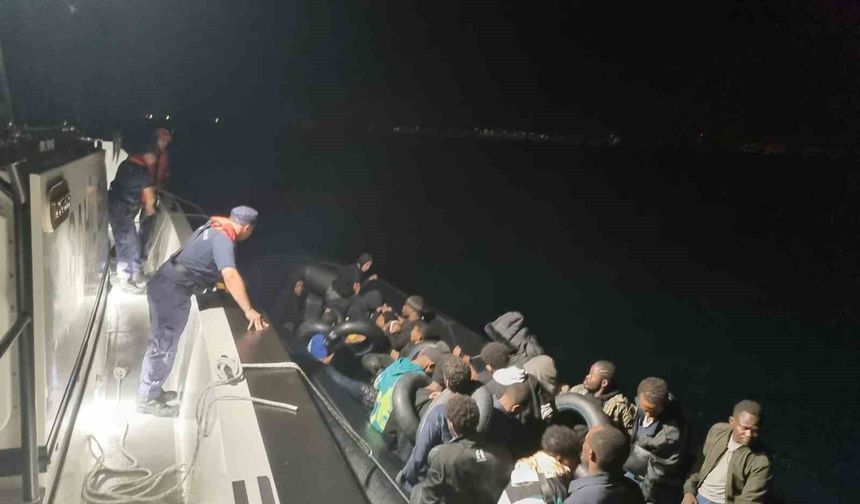 Didim’de 32 düzensiz göçmen yakalandı