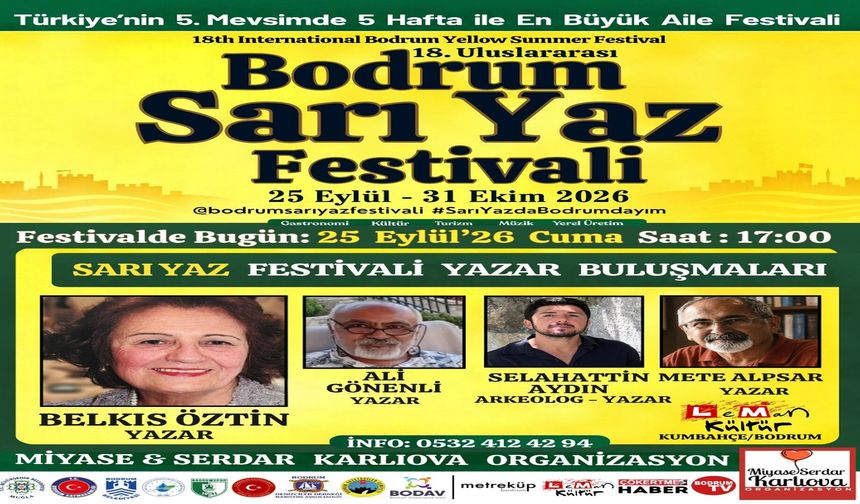 Bodrum’da yaşayan yazarlar okurlarla buluşuyor