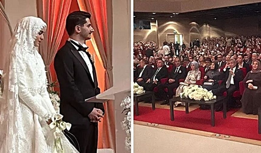 Davutoğlu oğlunu evlendirdi: Erdoğan nikaha katılmadı