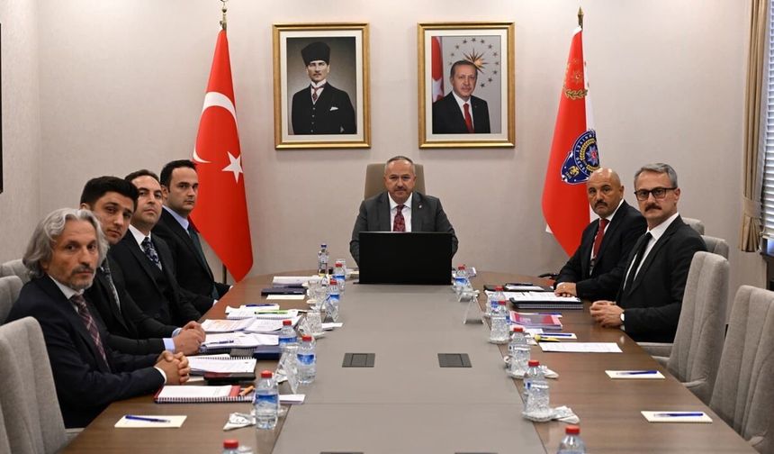 Emniyet'te 2026 Türkiye Uyuşturucu Raporu toplantısı