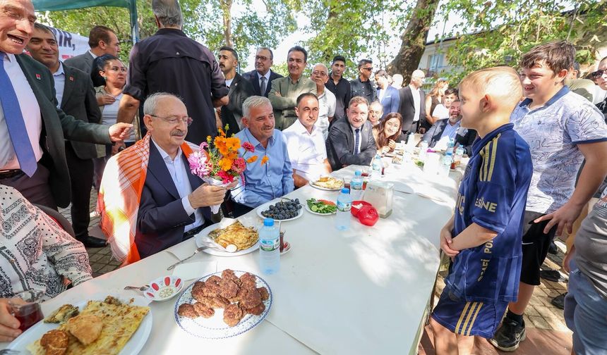 Kılıçdaroğlu’ndan Buca’da sosyal devlet vurgusu