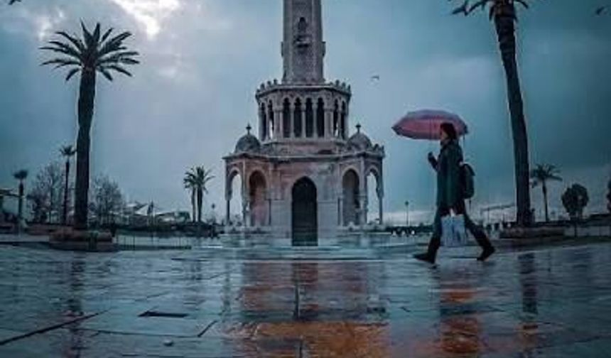 İzmir’e beklenen yağış geliyor, ilçeler belli oldu