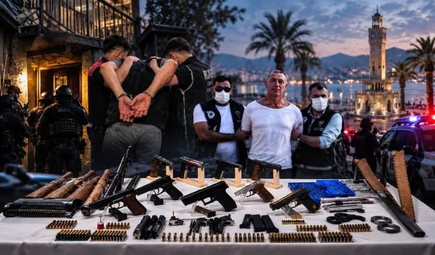 İzmir'de Arabacı ve Sayal gruplarına operasyon