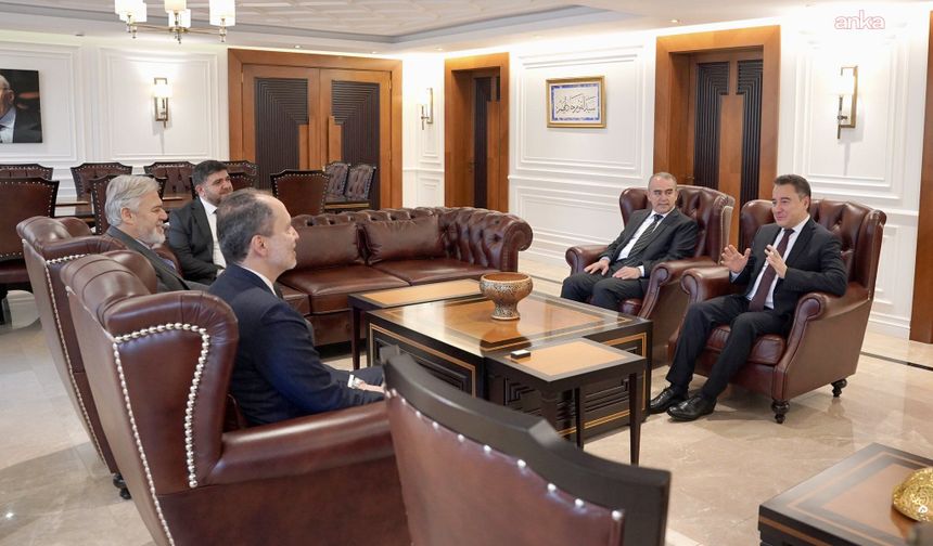 Ali Babacan'dan Fatih Erbakan’a ziyaret.