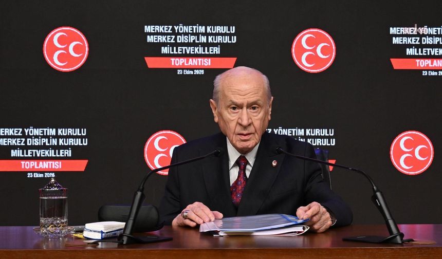 Devlet Bahçeli: "Partimizin 15. Olağan Büyük Kurultayı'nın 7 Şubat'ta gerçekleştirilmesi kararlaştırıldı"