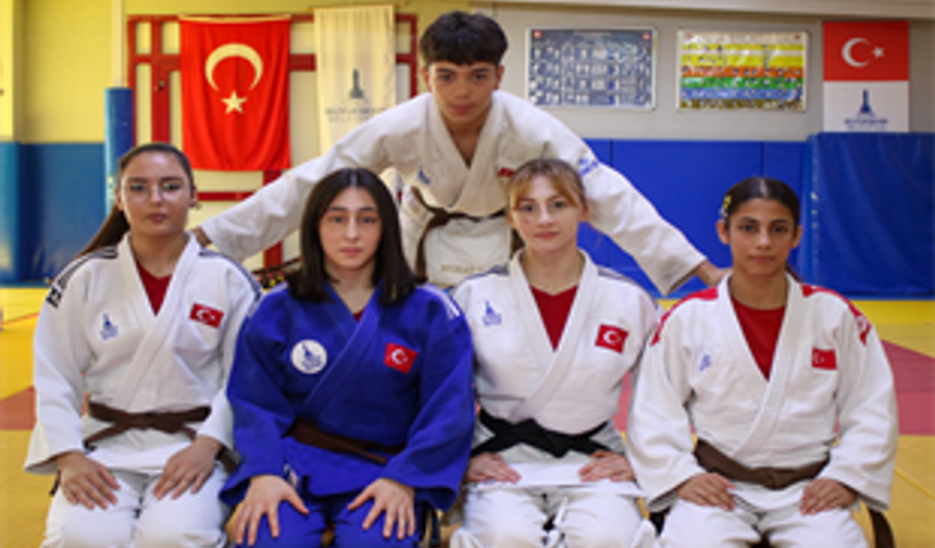 Genç judocuların hedefi olimpiyat madalyası