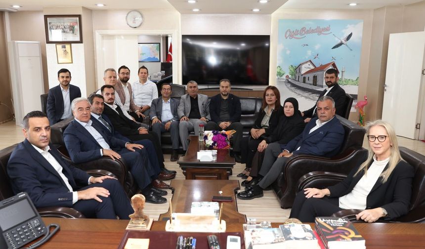 Çankırı'dan AK Parti'ye katılan Yıldız'a ziyaret
