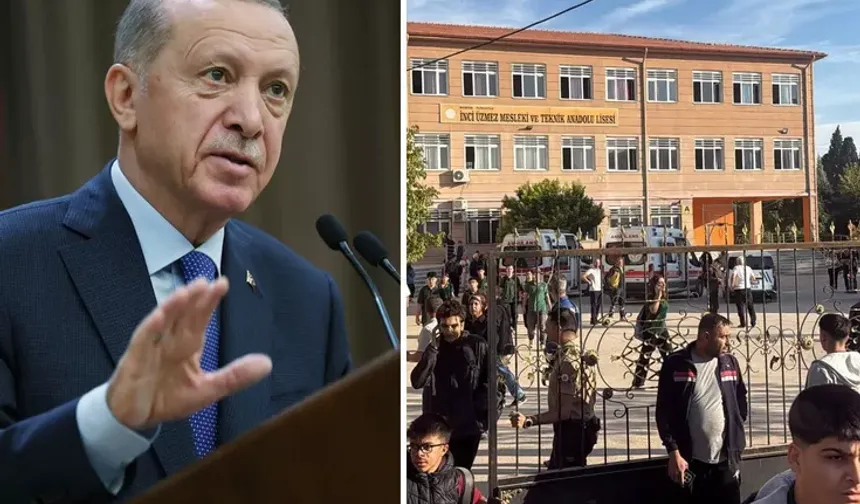 Erdoğan'dan okul saldırılarıyla ilgili açıklama