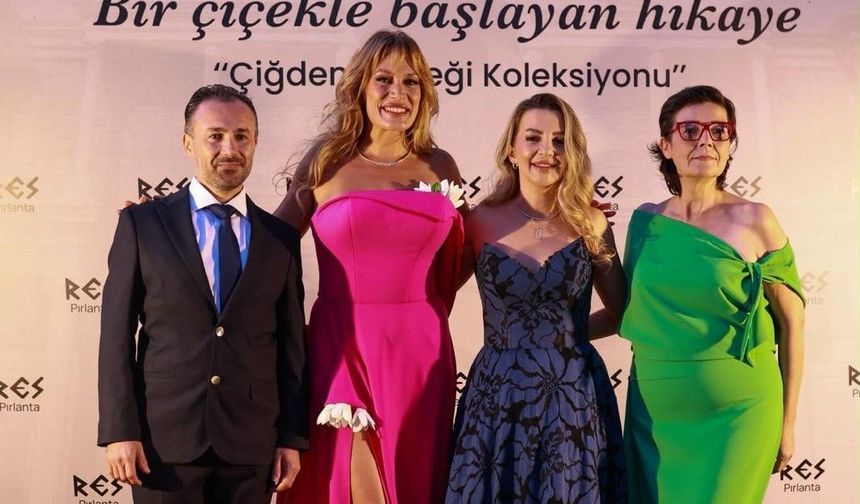 RES Pırlanta’nın Çiğdem Çiçeği koleksiyonu tanıtıldı
