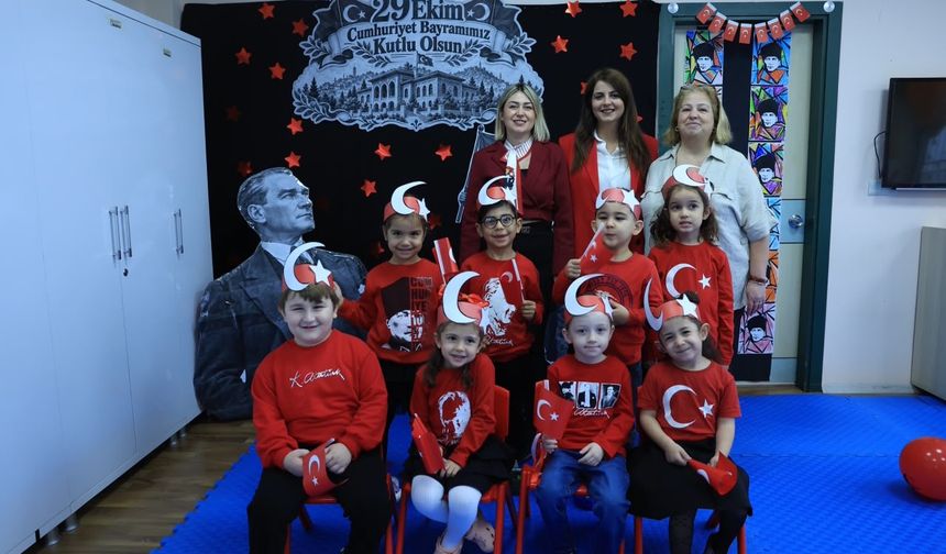 Cumhuriyet coşkusu Konaklı miniklerin kalbinde yankılandı