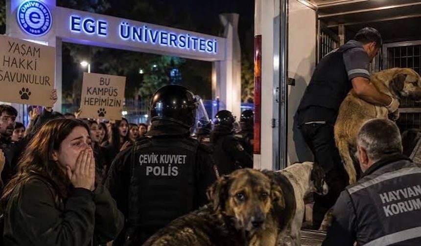 Ege Üniversitesi kampüsteki köpeklerin toplanması kararını açıkladı
