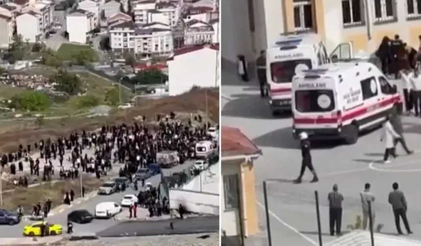 Lisede bıçaklı kavga: Ekipler sevk edildi