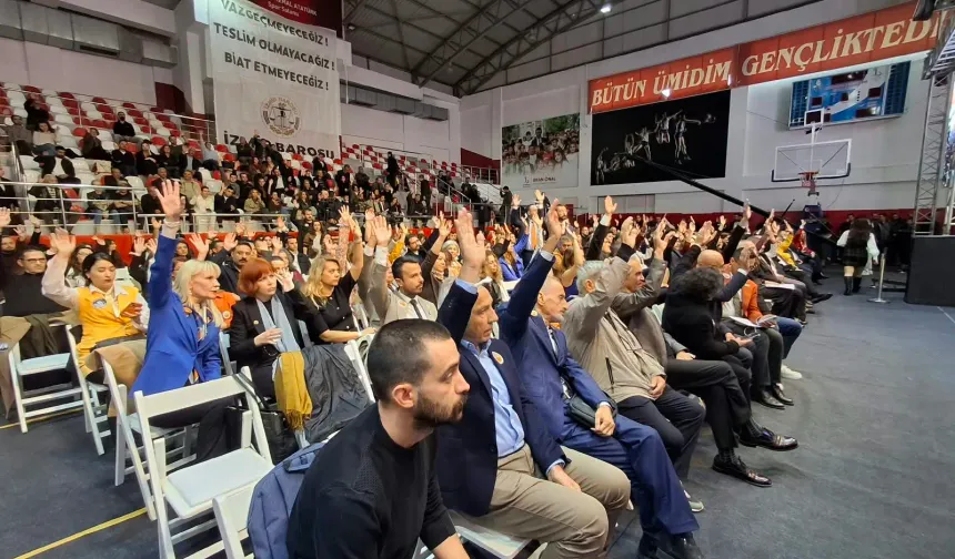 İzmir Barosu’nda genel kurul maratonu başladı! Başkan Sefa Yılmaz dönemi sona eriyor