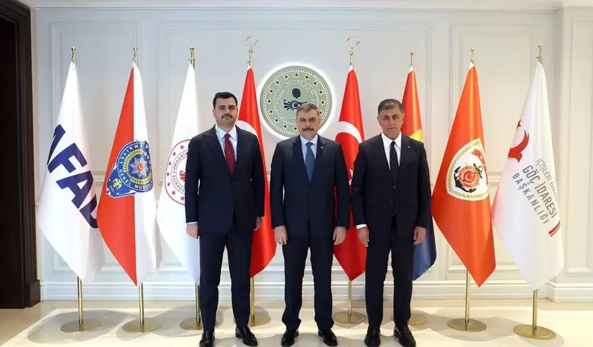 Cemil Tugay’dan İçişleri Bakanı Çiftçi’ye ziyaret