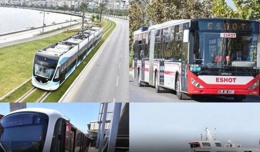 Cumhuriyet Bayramı'nda İzmir'de ulaşım tarifesi değişti