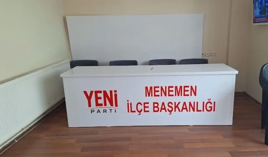 YENİ Parti Menemen’de yönetim listesi belli oldu