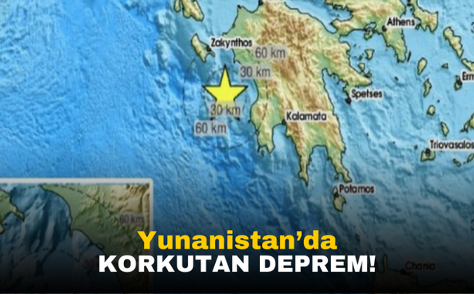 Yunanistan'da 6 Büyüklüğünde Şiddetli Deprem