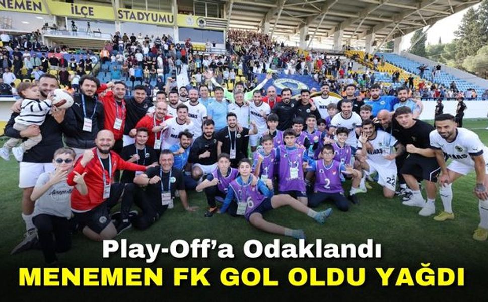 Menemen FK Gol Oldu Yağdı