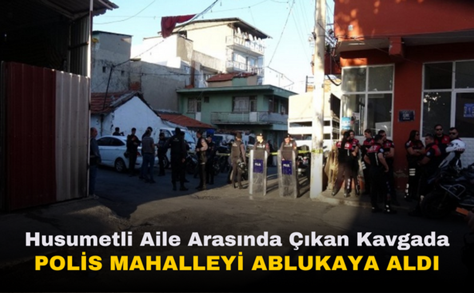 Tabanca ile Silahlı Kavga İzmir'de Çevik Kuvvet Tarafından Sonlandırıldı