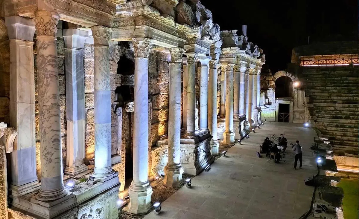 Hierapolis Antik Kenti Gece 2