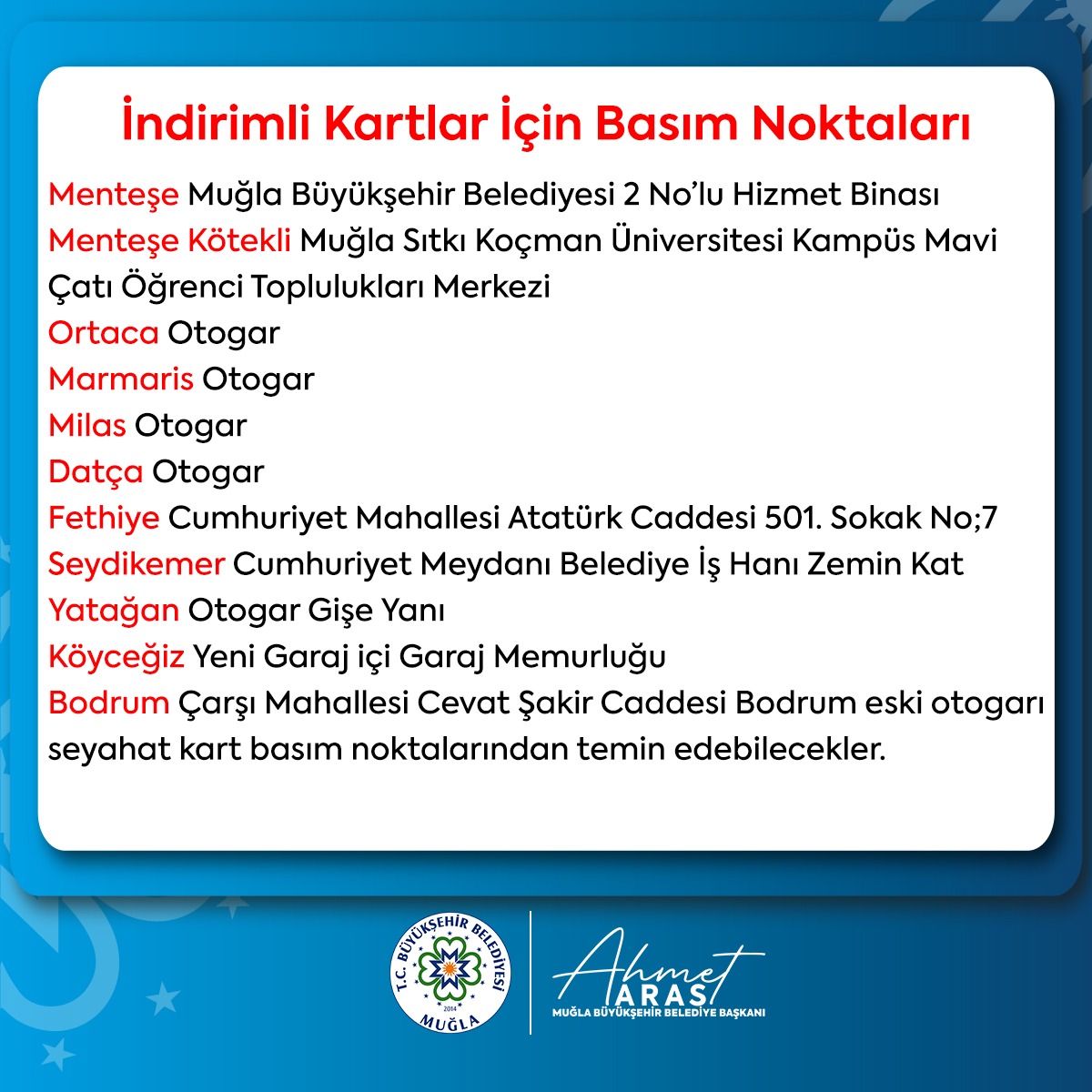 Muğla’da Vatandaşlar Için Ulaşımda Indirim Başladı-1