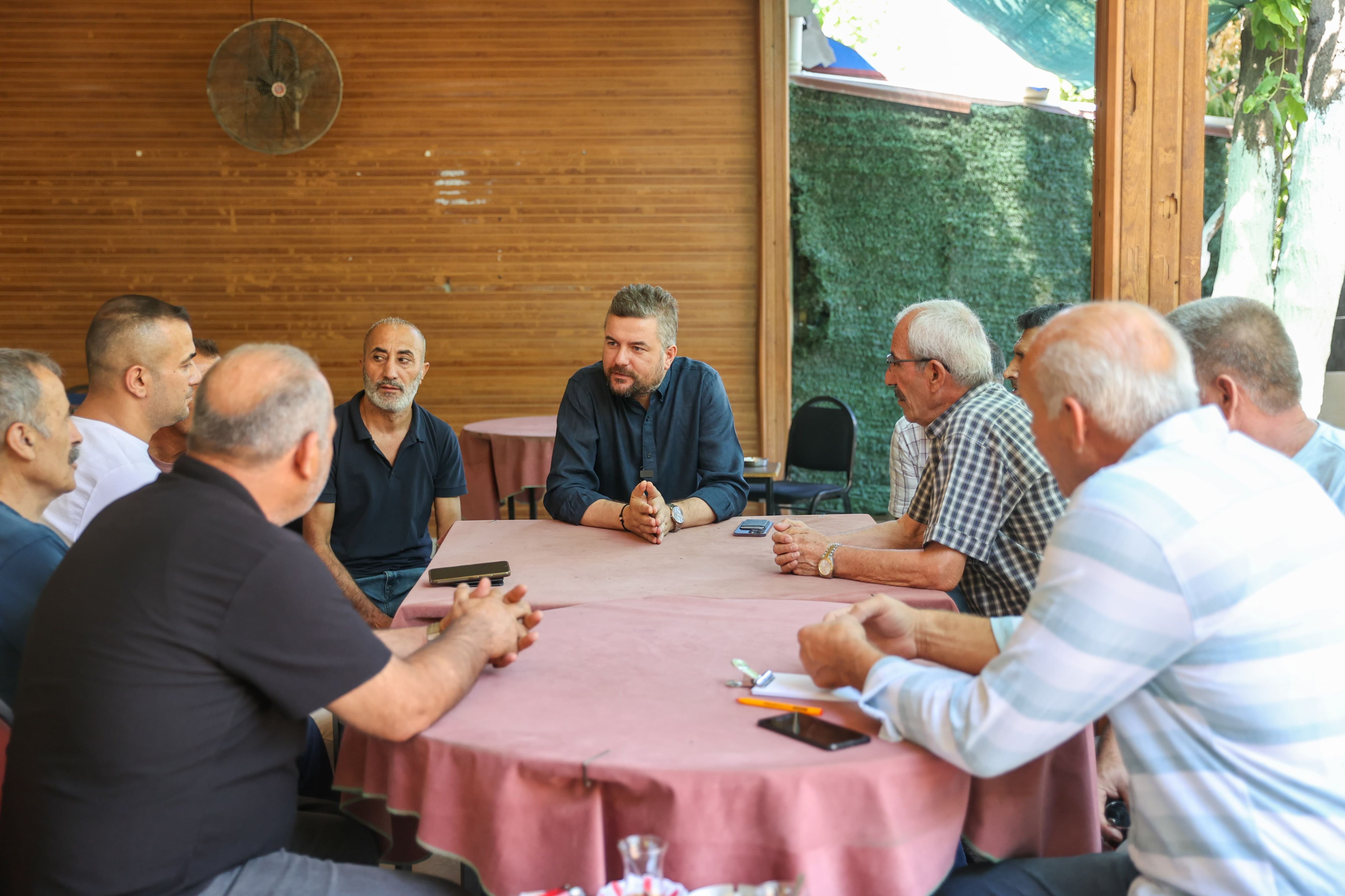 Belediye Başkanı Görkem Duman Kahvehane Ziyareti 1