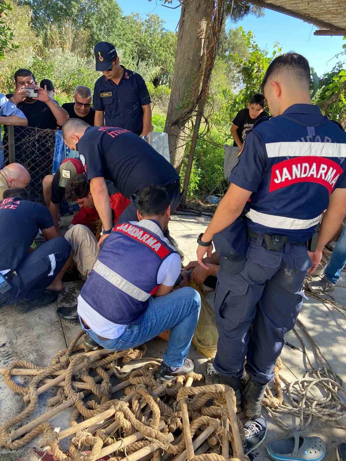 Bodrum’da Evini Ateşe Verip Kuyuya Atlayan Şahıs Tutuklandı