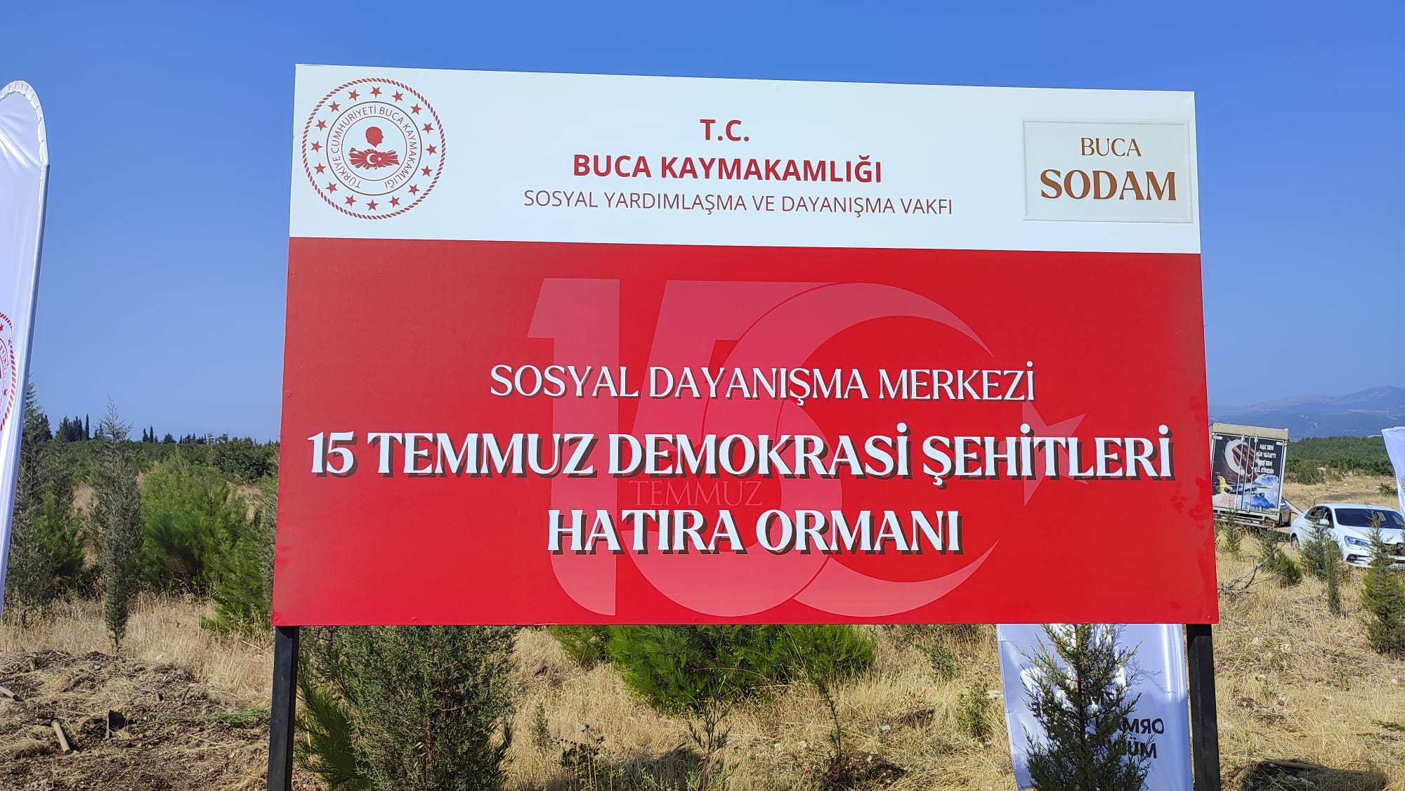 Buca'da 15 Temmuz Anısına Hatıra Ormanı Kuruldu0