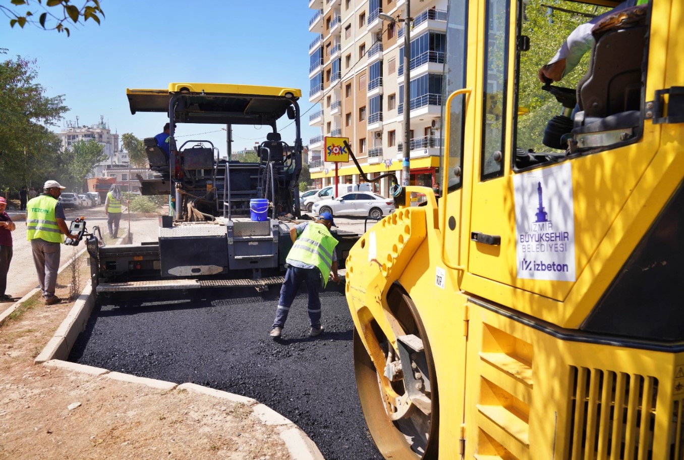 İzbeton Ekipleri Üç Ayda 70 Bin Metrekarelik Alan Onardı