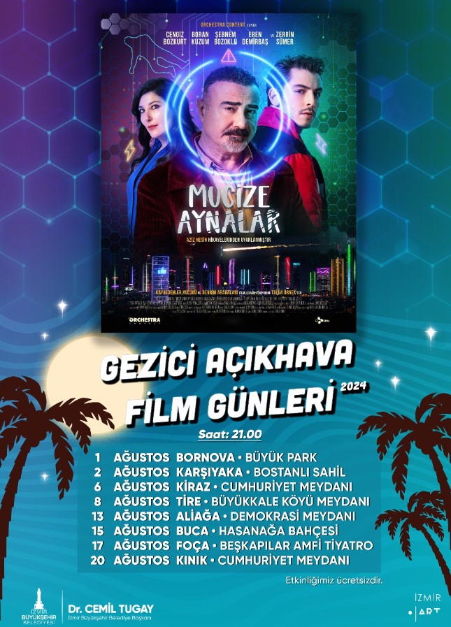 İzmir'de Sinema Şöleni Gezici Açıkhava Film Günleri Başlıyor