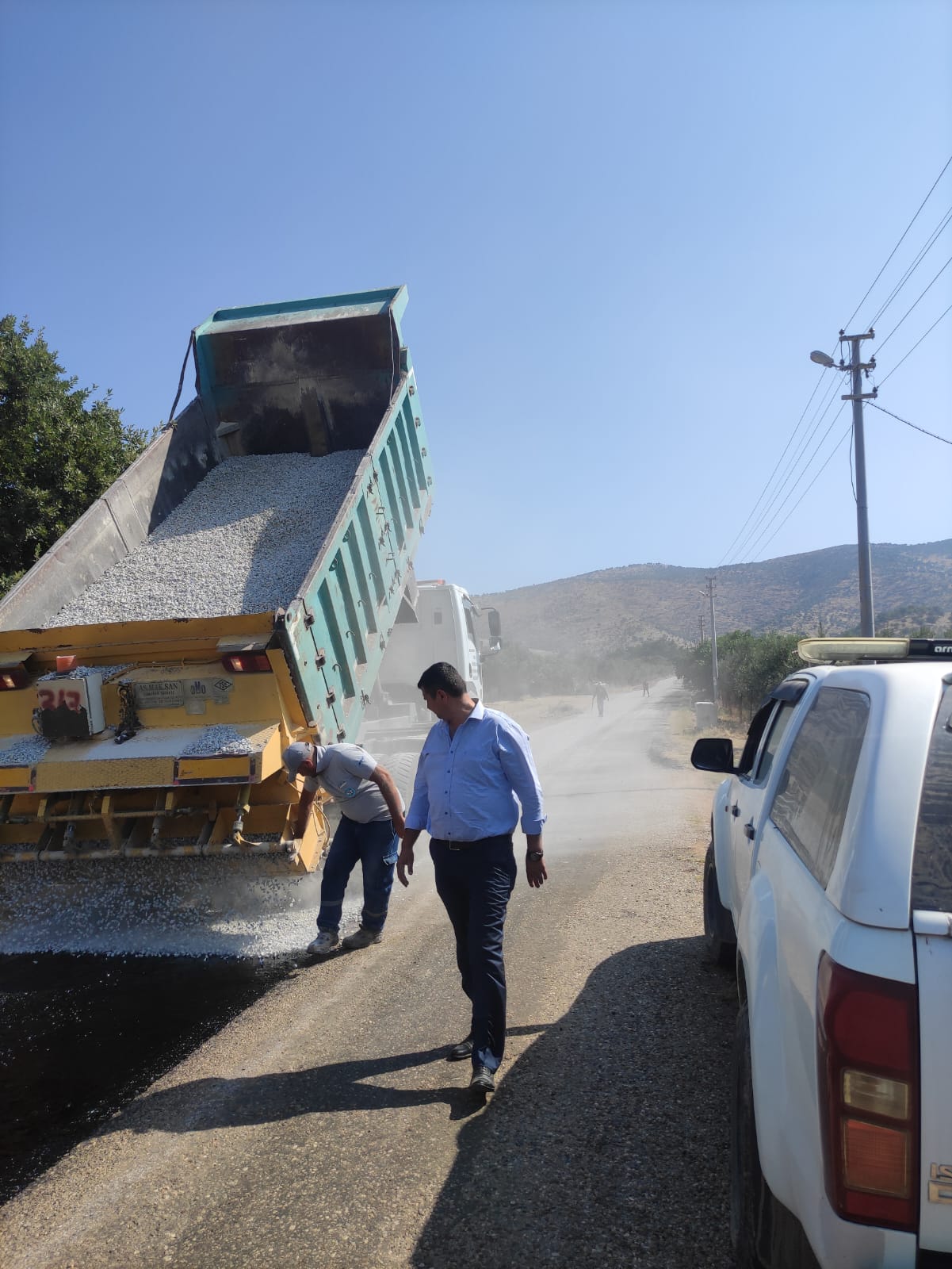 Manisa'da Dursallı Bağlantı Yolunda Durmayan Çalışma1