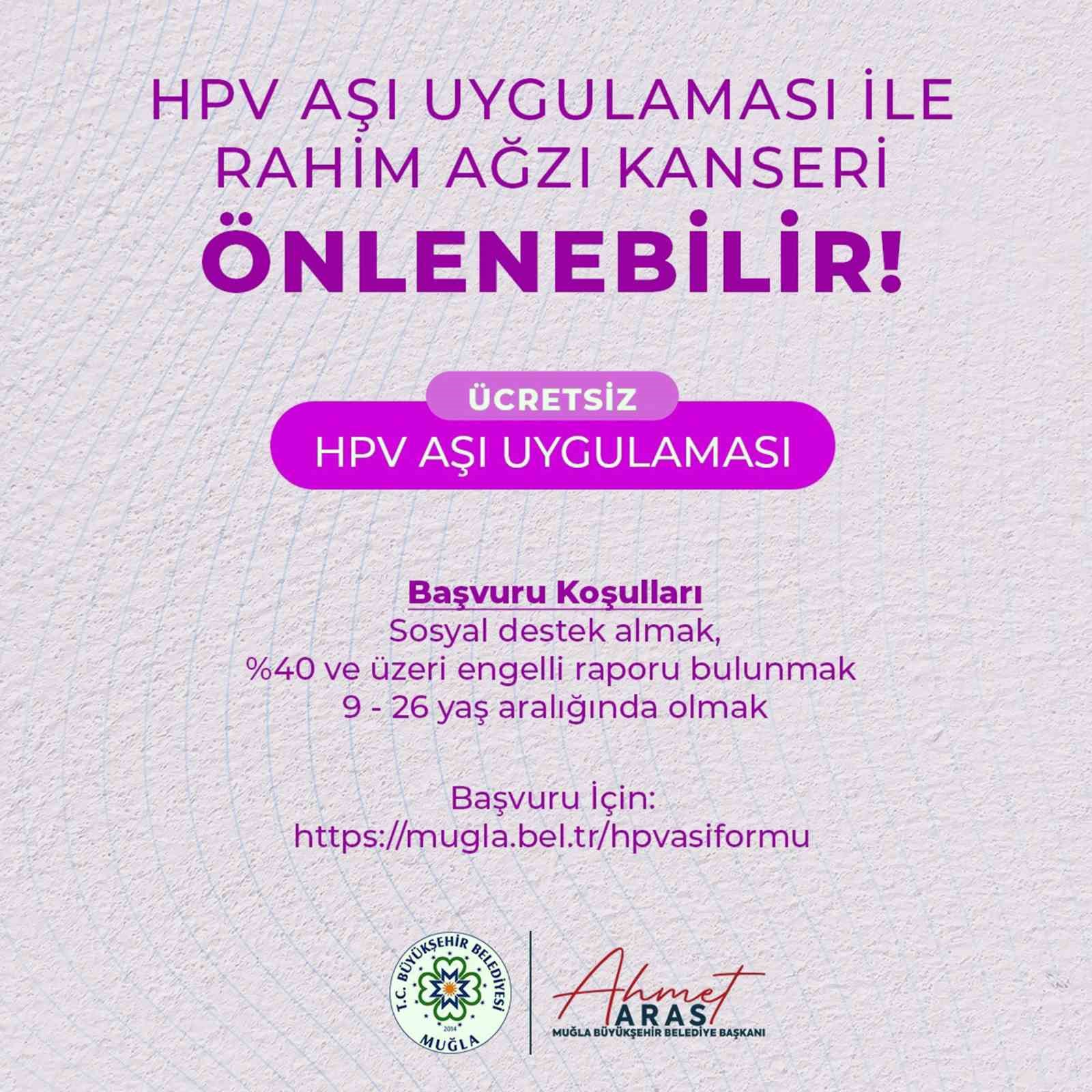 Muğla'da Hpv Aşısıyla Halk Sağlığına Destek