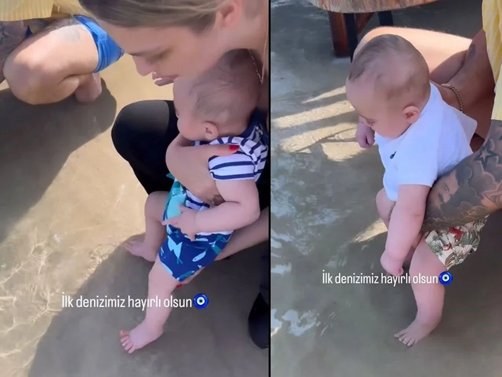 Yasemin Şefkatli Ve İdo Tatlıses Çeşme’de Ikizleriyle Tatilin Keyfini Çıkarıyor 4