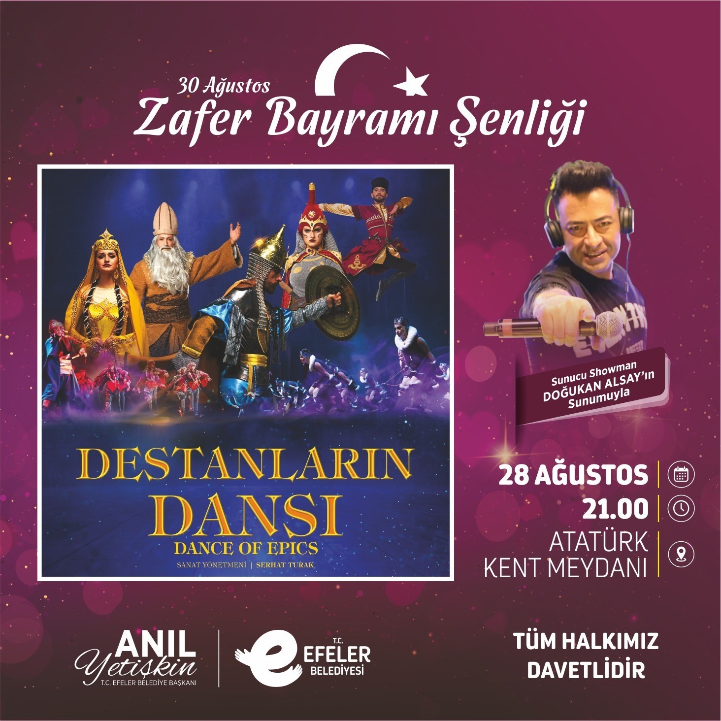 30 Ağustos Zafer Bayramı Için Efeler'de Büyük Şenlik!