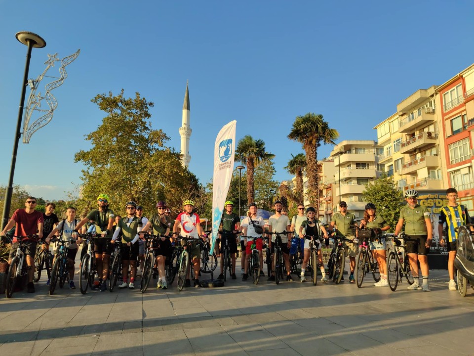 61. Uluslararası Troia Festivali’nde Bisiklet Turu Büyük Ilgi Gördü0