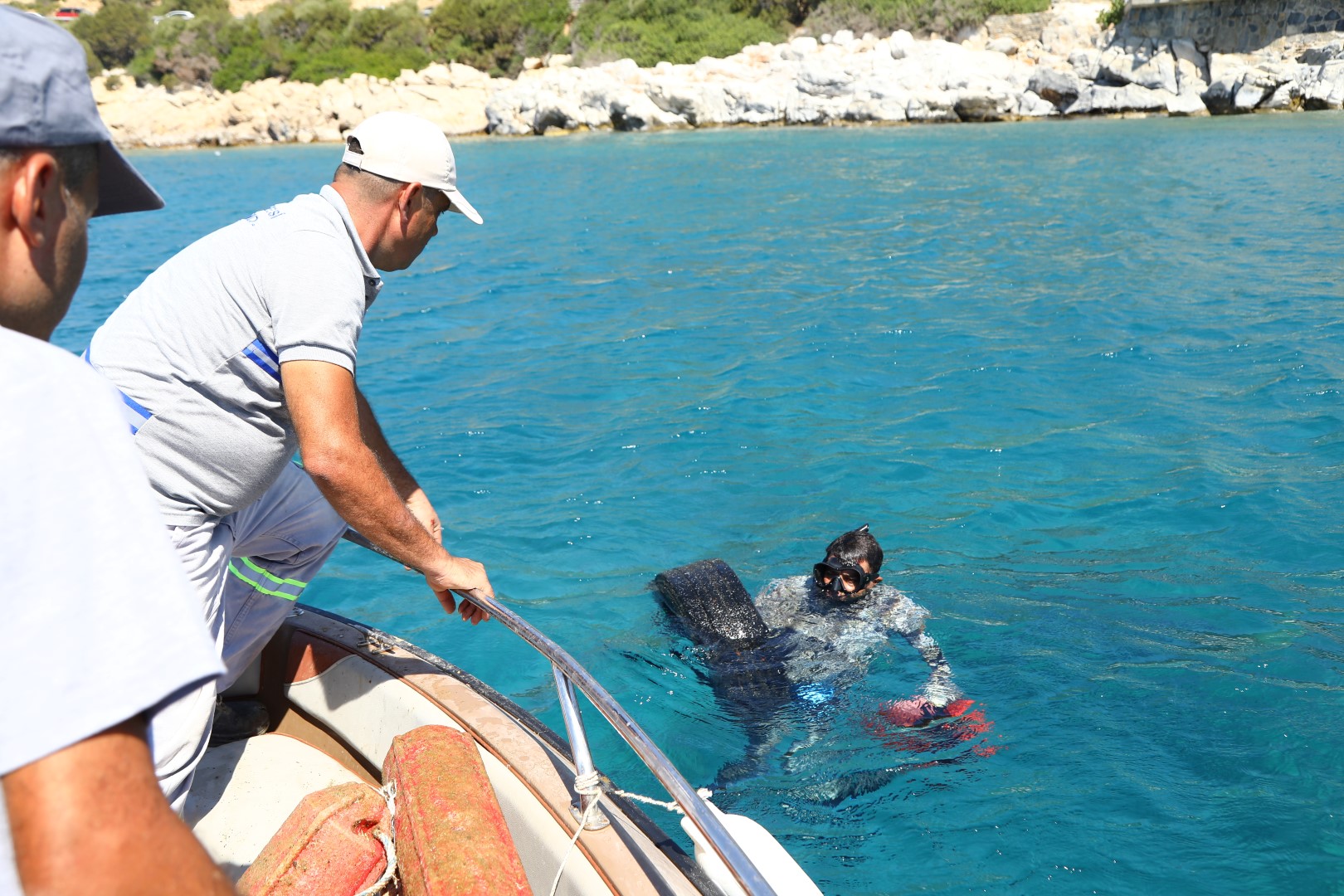 Bodrum'da Deniz Dibi Temizliğinin Son Etabı Gerçekleştirildi2