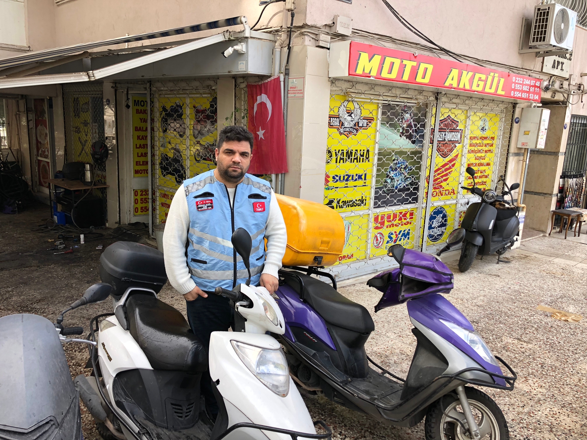 Imkd Başkanı Burhan Akgül, Motokuryelerin Yangındaki Fedakarlığını Anlattı0