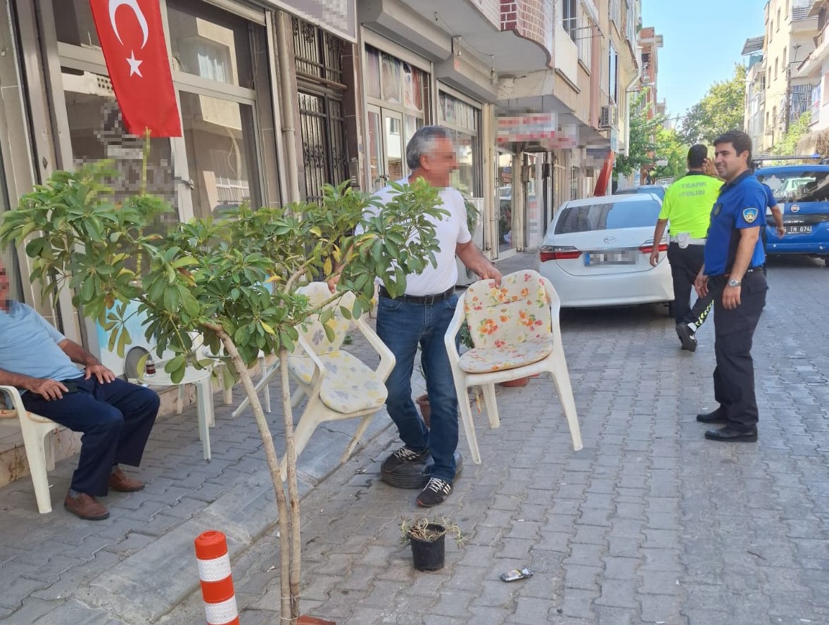 Turgutlu’da Kaldırım Işgallerine Karşı Denetimler Arttı0