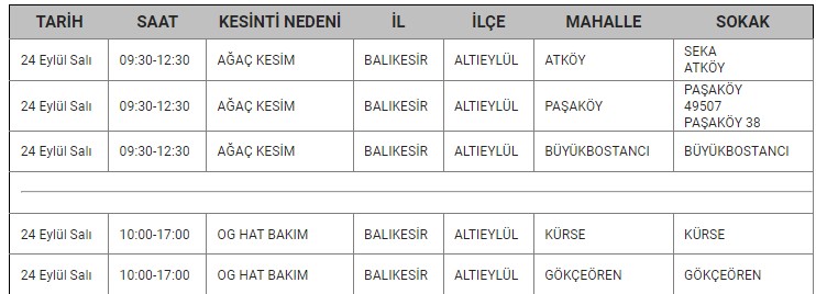 Altıeylül Kesimt