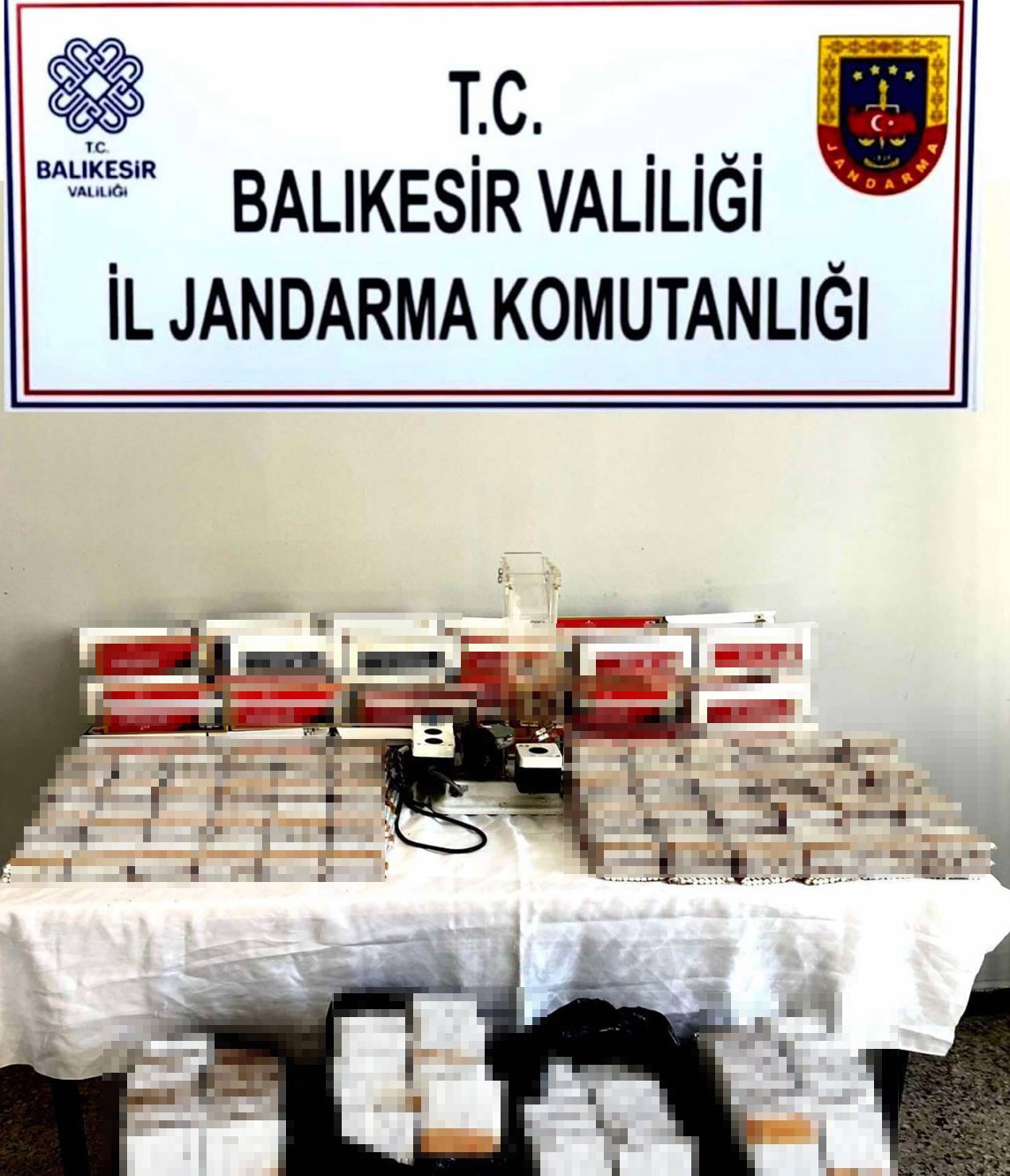 Balıkesir’de Kaçak Sigara Operasyonu Binlerce Ele Geçirildi