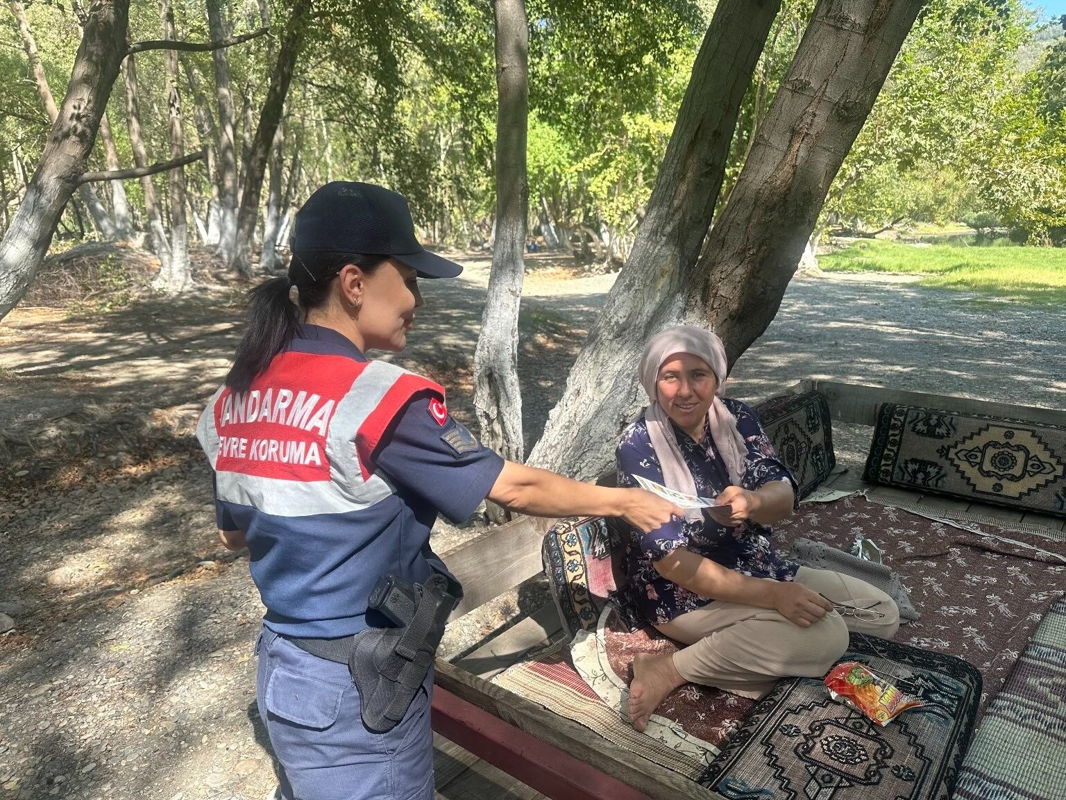 Bozdoğan’da Jandarma Ekiplerinden Yangın Güvenliği Eğitimi