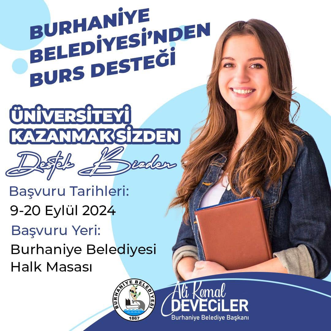 Burhaniye Belediyesi'nden Eğitim Desteği Geri Ödemesiz Burs (2)